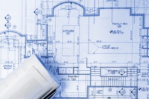 Blueprint representing a financial plan